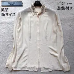 極美品】ルイーザスパニョーリ 高級とろみシルクブラウス サテンシャツ 