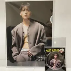 BTS ジョングク　クリアファイル1枚　手鏡1点