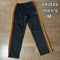 adidas アディダス　メンズ　ジャージ　パンツ　3本ライン　黒　M