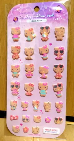 ♡新品♡日焼けキティ　ミルキーメロウシール