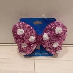 ディズニー ミニー 水玉 ヘアゴム スパンコール リボン　制服　パルパルーザ