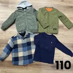 男の子まとめ売り　110 h&m ラルフローレン ユニクロ　マフラーおまけつき
