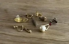 ヴィンテージイヤリング 片耳6点セット
