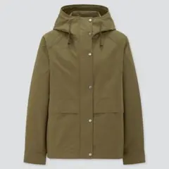 UNIQLO ユニクロ　オーバーサイズパーカー　カーキ　M ブルゾン　グリーン