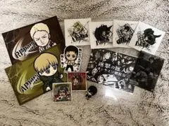 進撃の巨人 シール　ポストカード　ステッカー　ミカサ　ガチャガチャ
