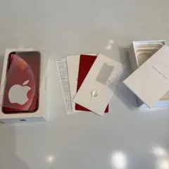 【空箱】Apple iPhone XR レッドモデル
