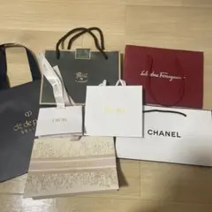ブランド紙袋　フェラガモ　CHANEL Dior イルビゾンテ　クレドポーボーテ