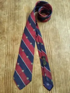 CRICKET ストライプネクタイ 赤・紺　制服用