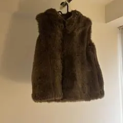 ファーベスト　ファーコート　茶色　Y2K