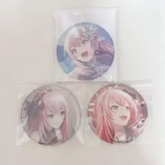 プロセカ 巡音ルカ グリッター缶バッジ