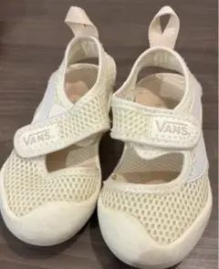 VANS ベビーサンダル 13.0cm クリーム　ホワイト