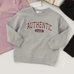 AUTHENTIC グレー トレーナー　x-girl ステージズ　120 無地のサムネイル