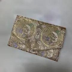 ハンドメイド御朱印帳ケース金蘭雲龍柄マルチポーチのサムネイル