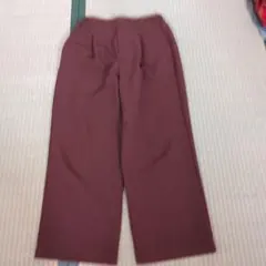 ハニーズ　オレンジブラウン ガウチョパンツくすみ　ゴム　ゆったり