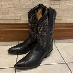 美品TONY LAMA トニーラマミドル丈レザーブーツ23cm