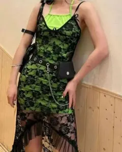 ⭐︎新品✨レースワンピース ブラック 薔薇 フェアリー y2k バレエコア