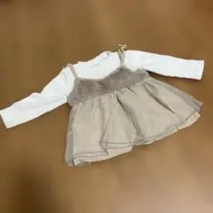 90cm ママラク mamaraku ベビー トップス 長袖 ロンT