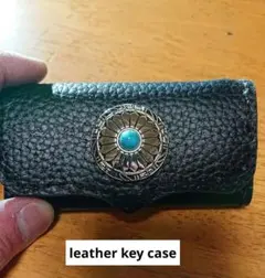 【新品·未使用】本革 キーケース レザー 手縫い 5連 ハンドメイド