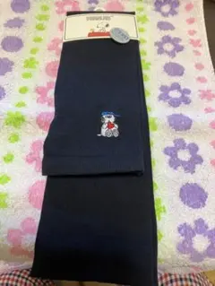 PEANUTS オラフ柄刺繍入り アームカバー UVカットネイビー♡(・"●)♡