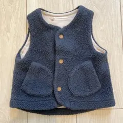 UNIQLO ベビーベスト 80 ネイビー