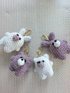 〚オーダー〛あみぐるみ　ハンドメイド　キーホルダー