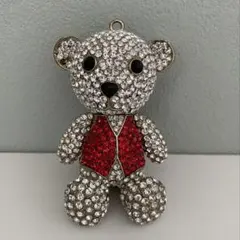 Swarovski ラインストーン テディベア チャームのサムネイル