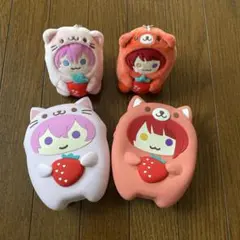 すとぷり　あにまるぬいぐるみ　シリコンポーチ 莉犬くん　さとみ　4点セット