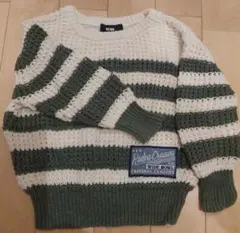 ロデオ セーター 100cm　ザックリ編み　ニット