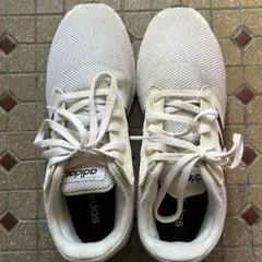 adidas ホワイト ランニングシューズ 26.0cm
