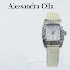 Alessandra Olla トノー型 AQ-1600 レディース/腕時計