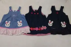 ミキハウス　スカート　80 3枚まとめ売り