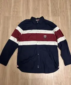 TOMMY HILFIGER ストライプポロシャツ XXL