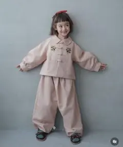 softcheese チャイナジャケット140 ピンク