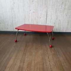 90s レトロポップ ビーンズ 折りたたみ ローテーブル ヴィンテージ