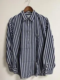 UNIQLO ストライプ 長袖シャツ L