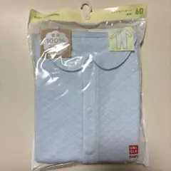 UNIQLO ベビー キルトカバーオール ライトブルー 60