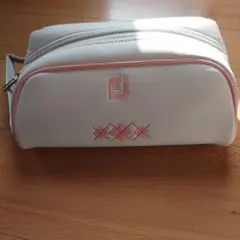 FootJoy シューズバッグ ホワイト ピンク