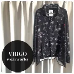 【希少】VIRGOwearworks スプラッシュ総柄 オープンカラーシャツのサムネイル