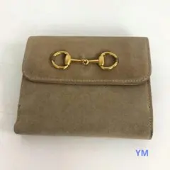 GUCCI グッチ ホースビット 財布 ベージュ レディース ブランド