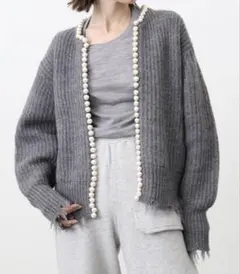 マディソンブルー パールカーディガン