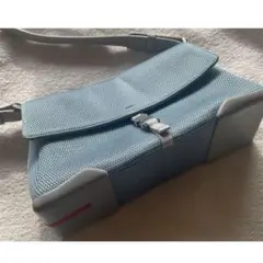 90s prada sport one-shoulder mesh bag