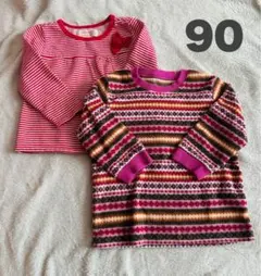 90cm フリース素材トップス