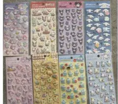 サンリオ　ぷくっとシール　ダイソー　DAISO