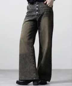 CLEL ヴィンテージデザイン パンタロンデニムパンツ