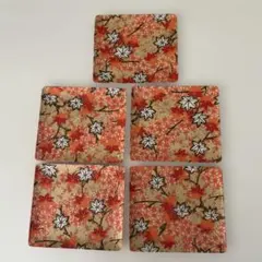 和紙貼りプレート・銘々皿