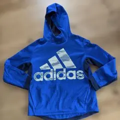 adidas CLIMAWARM パーカー ブルー 150cm