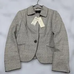 ✨未使用タグ付✨ 23区　グレー　フォーマルジャケット　ツイードM