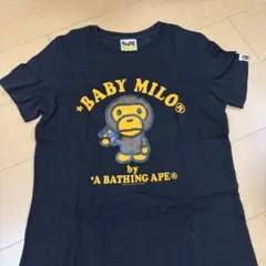 A BATHING APE BABY MILO Tシャツ ブラック Sのサムネイル