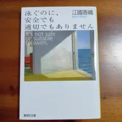 泳ぐのに、安全でも適切でもありません