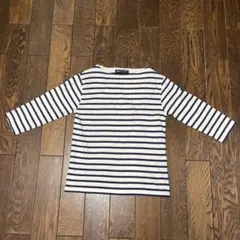 セントジェームス　七分丈　ネイビー×ホワイト